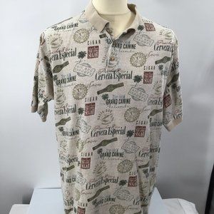 Big Dogs Polo Shirt, X-Large, Cigar Label Graphics